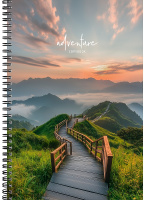 Тетр А4 60 л клет спираль Красивая природа 60-8997