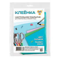 Клеенка Голубая 400*690 пвх Пчелка