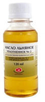 Масло льняное уплотненное №2 120мл Невская палитра 2333925