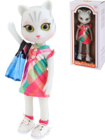 Кукла-зверюшка 30см Кошка 9 фраз