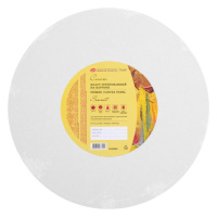 Холст на картоне 30 см круглый Сонет 280 гр/м2 100% хлопок среднее зерно 142452063