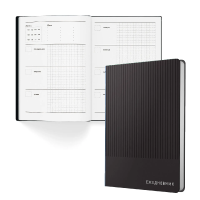 Ежедневник А5 136 л Studio Черный кожзам ЕИКСФ52513603