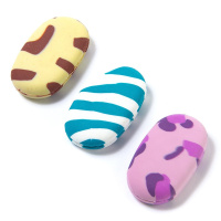 Ластик Yalong овальный Животные саванны 30*50*9мм YL90007