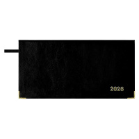 Еженедельник 2026г 170*88мм 64 л Сариф черный кожзам 70384