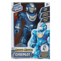 Робот супербот свет/звук движение р/у 18,5*27*9,5см технодрайв 358791