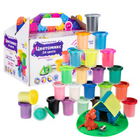 Тесто-пластилин 24 цвета