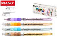 Ручка шарик Синяя 0,7мм Piano PT-272-12
