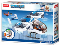 Конструктор Sluban Полиция. Вертолет 161 деталь