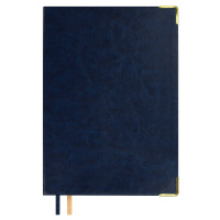 Ежедневник А5 160 л Сариф синий интегральный переплет 70649