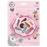 Косметика для девочек тени для век с блестками, помада Милая Леди  347152