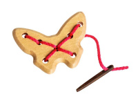 Шнуровка деревянная Бабочка