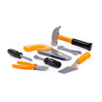 Набор инструментов №7 7 предметов оранжевый в пакете