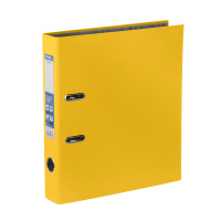 Папка арочная PVC/бумага А4 50мм Желтый Expert