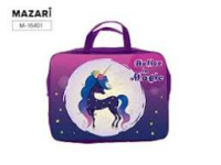 Папка А4 для труда молния сверху с ручками твердое дно ткань 335*260*60 мм м-16401