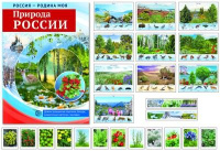 Дем картинки Россия - Родина моя Природа России 10 картинок А4 с беседами