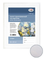 Холст на картоне 40*50см Гамма студия 100% хлопок мелкое зерно 280818_09
