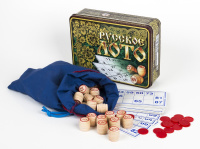 Лото русское Русские узоры жестяная коробка