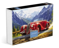 Пазлы 500 Авто в горах legend в подарочной коробке + постер для сборки