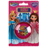 Игрушка йо-йо Принцессы свет 10*15*3 см играем вместе 343290