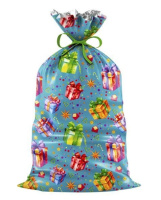 Пакет нг Сюрприз из мешка 20*35/20 металлизированная сторона