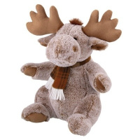 Мягкая игрушка Олень в шарфике 28см