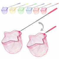 Сачок детский фигурный 20см, регулируемая ручка 15-65см, цвет в ассорт 636267