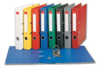 Папка арочная PVC/бумага А4 75мм Оранжевый Expert