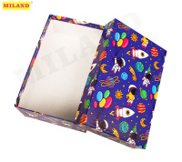 Коробка прямоугольная Астронавты 38*28*9