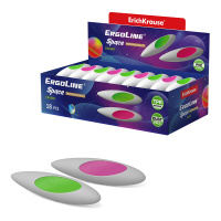 Ластик Erich Krause Ergoline® Space овал с пластик.держателем