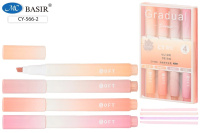 Маркер выделитель набор 4цв 1-5мм Градиент розовый