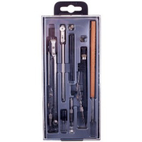 Готовальня 10 предметов циркуль 12,5см Глобус 10-70-60