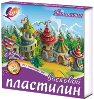 Пластилин 12 цв Фантазия восковой мягкий 210гр 25С1523-08