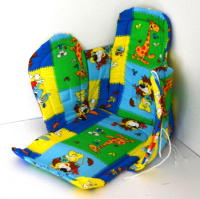 Сидение мягкое для санок Умка с подлокотниками Nika