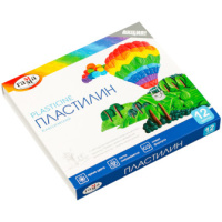 Пластилин 12 цв Гамма классический 240гр 281033