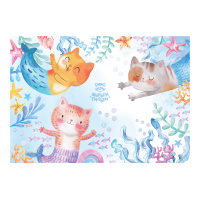 Клеенка Которусалки 350*500 пвх 50229