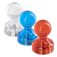 Магнит для доски "Пешка" 15 мм Ассорти AL13200