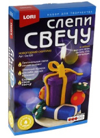 Набор для детского творчества Свеча воск Новогодний сюрприз Св-020