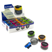 Точилка пластик контейнер 2отв Alingar AL6197