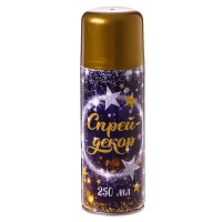 Спрей декор 250 мл золото 2321853