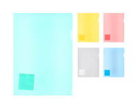 Папка угол А4 0,18 мм Ассорти Expert волокно 