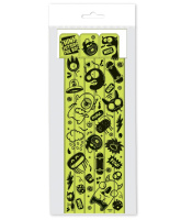 Закладки самоклеющиеся для книг 6 шт ПВХ Чудики