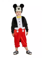 Костюм карнавальный Микки маус комбинизон, шапка, перчатки размер 104-52 92443