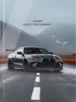 Ежедневник А5 80 л Серый автомобиль тв линия 80-0310