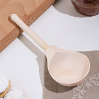 Ложка деревянная полубаская береза не окрашенная