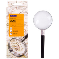 Лупа 60мм х4 металлическая оправа 