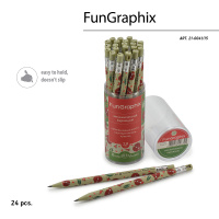Карандаш авто 2.0мм FunGraphix Гранат цанговый с точилкой 