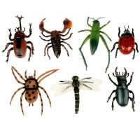 Насекомое 10-21см пластизоль играем вместе 7 видов в ассортименте 358773