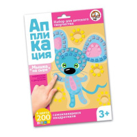 Аппликация Мышка на сыре 4цв,200 эл 02778