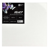 Холст на картоне 25*25 см Бабочки 100% хлопок, среднее зерно 64567