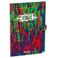 Папка А4 для документов 5 отд Glitch на кнопке